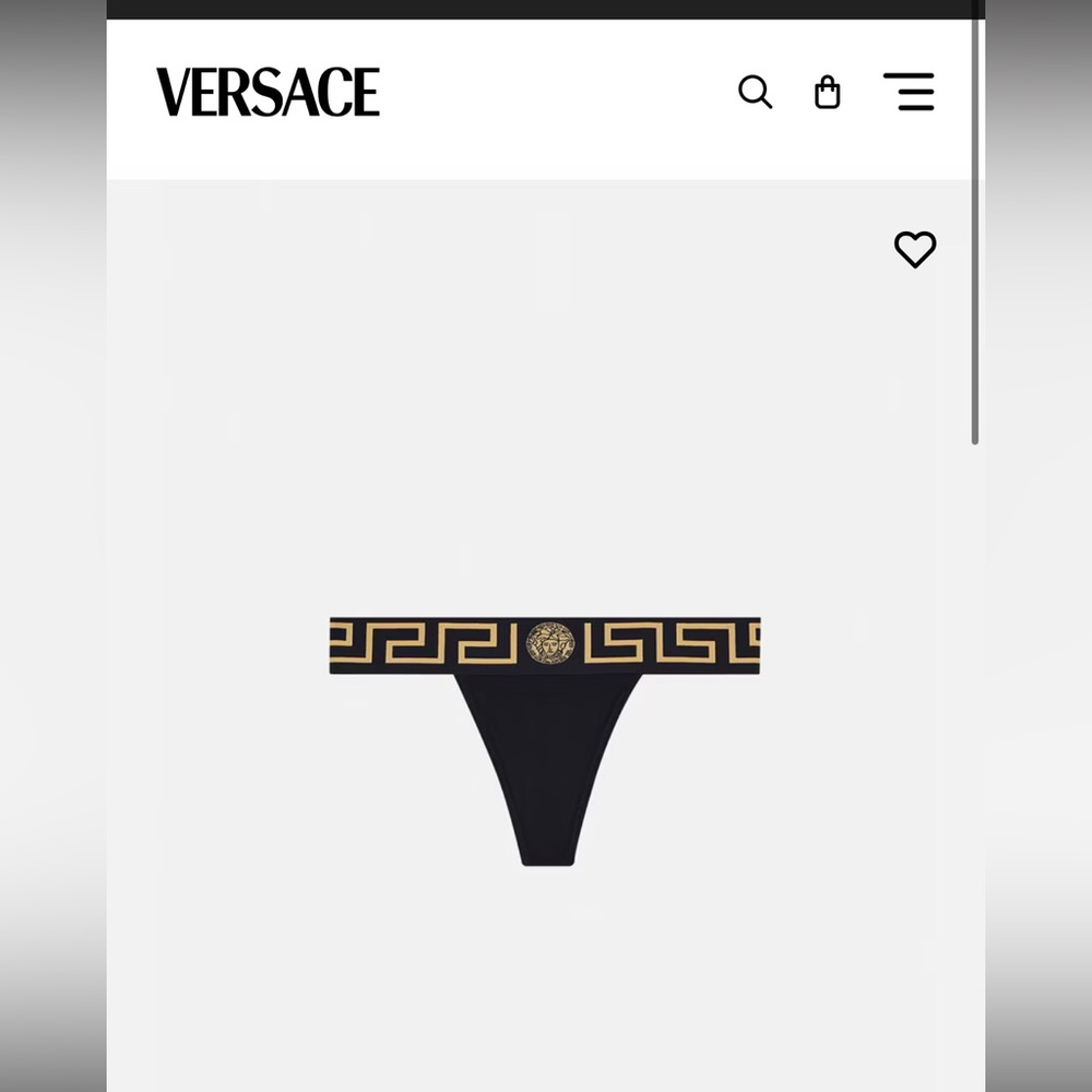GRECCA VERSACE THONG 🔥
